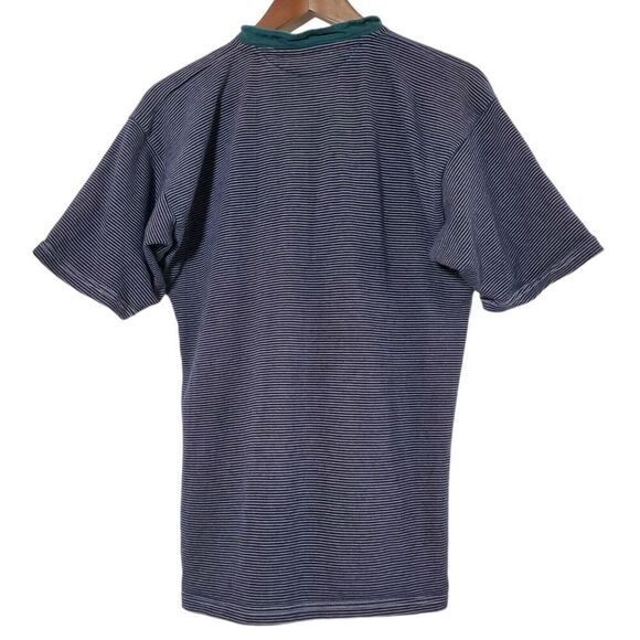 Striped Blue Polo Shirt - Picture 3 of 7